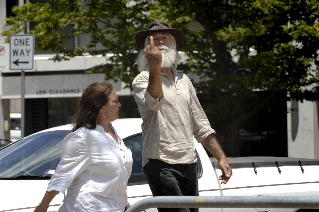 Paul Vincent Phillips leaving the ACT Magistrates Court in 2009. Photo: Vikki Wilkes