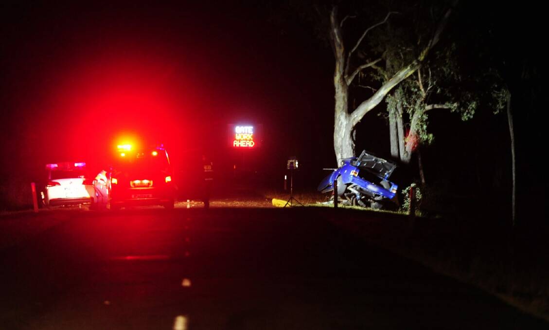 The scene of the fatal crash on Stockdill Drive in Holt. Photo: Melissa Adams