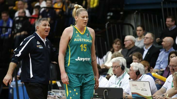 Opals star Lauren Jackson is set to be out for four months, but looks certain to play for the Capitals next season. Photo: Jeffrey Chan