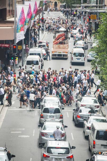 Pedestrians are second-class citizens in NSW. Photo: Jessica Hromas