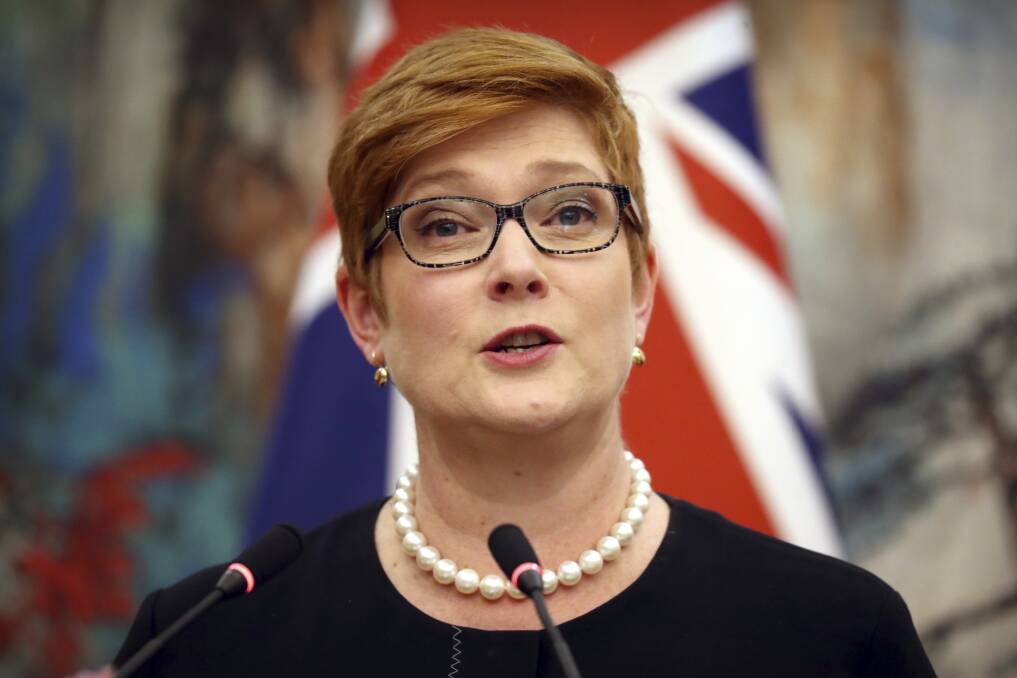 Indonesia has suggested that Australian Foreign Minister Marise Payne (pictured) needs to pick up the phone and speak to her Indonesian counterpart to address Indonesian concerns over the embassy move. Photo: AP