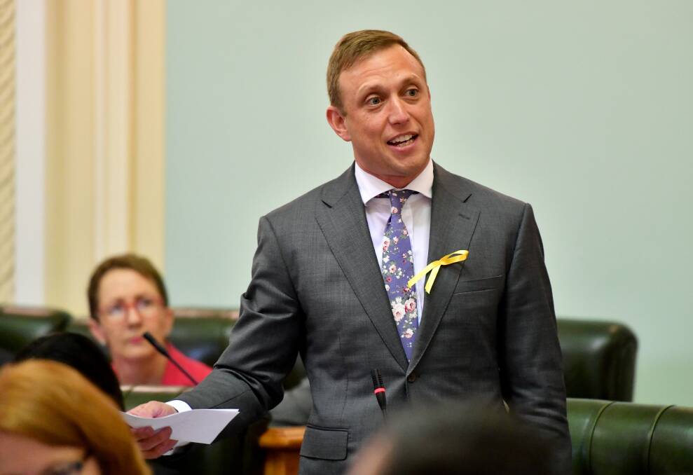Health Minister Steven Miles in parliament in October. Photo: Darren England/AAP