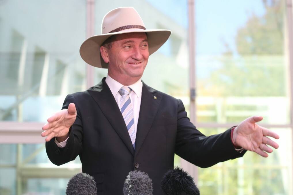 Deputy Prime Minister Barnaby Joyce has been the driving force behind the pesticides authority's forced move to Armidale. Photo: Andrew Meares