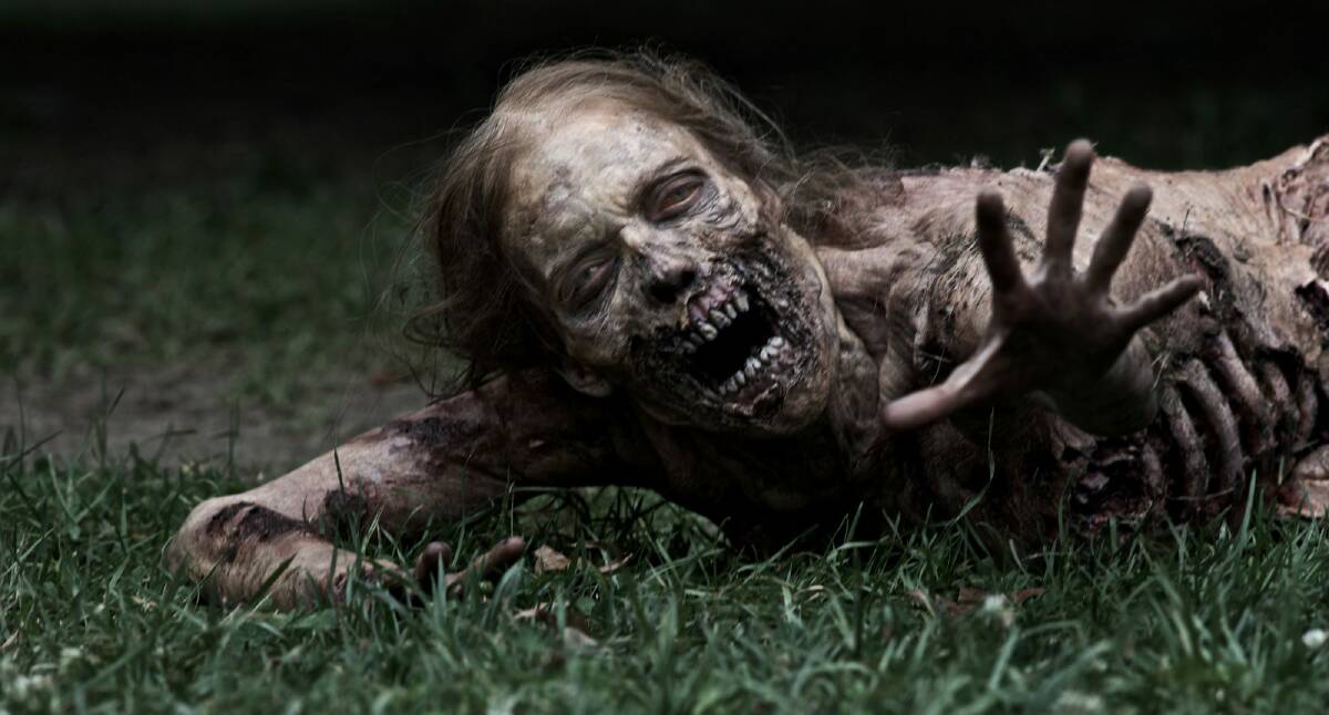 A zombie in the television series <i>The Walking Dead</i>. Photo: Darkwoods Productions