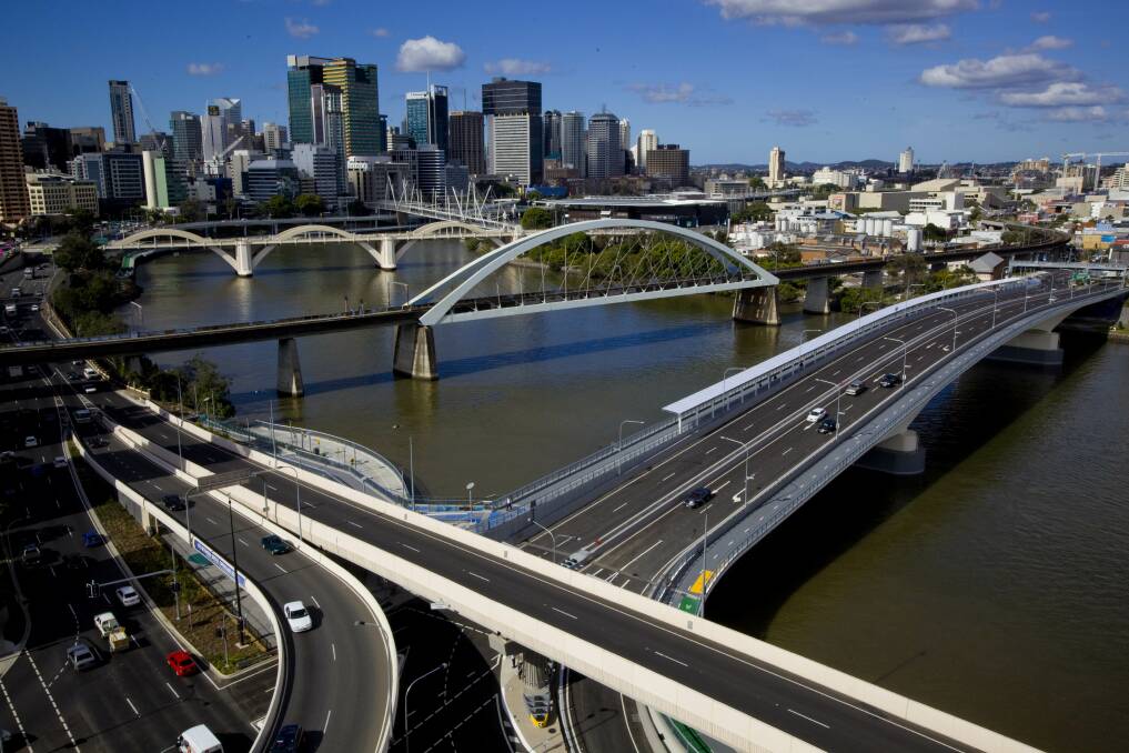 New bridges for vehicles to cross the Brisbane River are unlikley to be built. Photo: Glenn Hunt