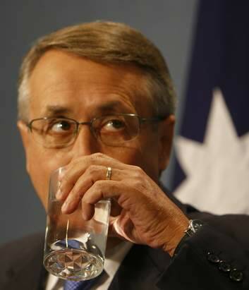Treasurer Wayne Swan may need something a little stronger after Tuesday's budget. Photo: Glen McCurtayne