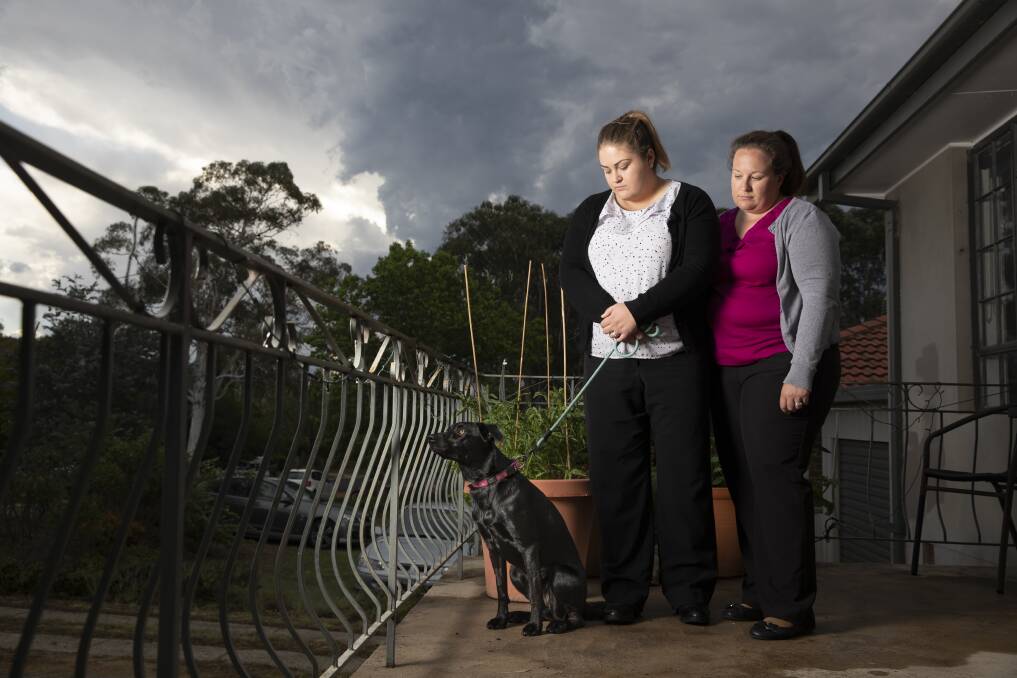 Alice, left, and Amanda Hanks, whose dog Ruby was shot. Police are now investigating Photo: Sitthixay Ditthavong