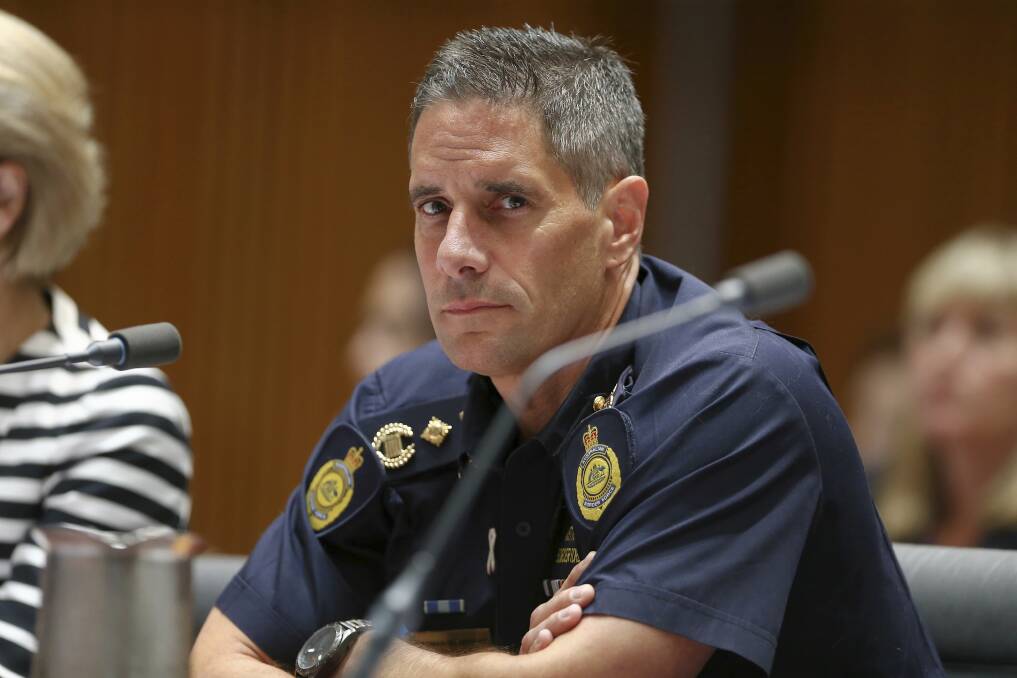 Former Border Force chief Roman Quaedvlieg, who was sacked over allegations of nepotism. Photo: Alex Ellinghausen