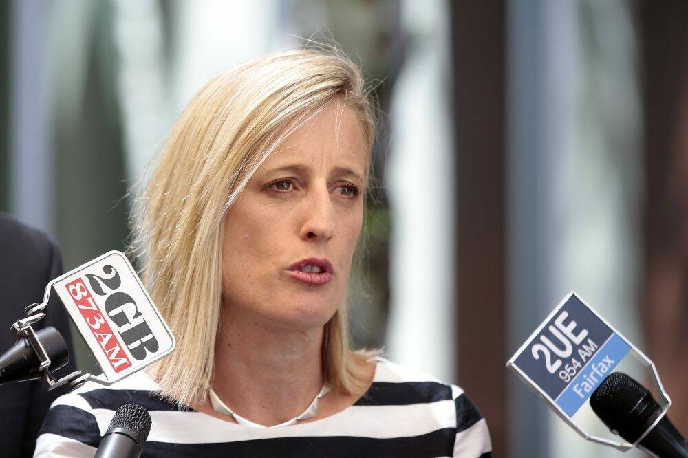 "I’m not going to stand here and say it’s all doom and gloom, I don’t think that is the case": ACT Chief Minister Katy Gallagher. Photo: Jeffrey Chan