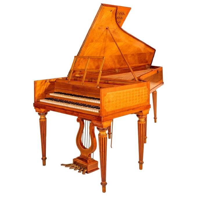The Pleyel piano, which is to be auctioned off this month Photo: Supplied