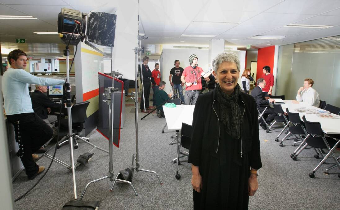 The Australian Film, Television and Radio School's director, Sandra Levy, whose term expires in June. The minister is currently selecting her replacement. Photo: Peter Rae