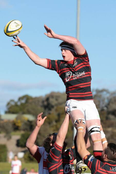 Connor O'Byrne suffered a serious injury against Easts. Photo: Jeffrey Chan JCC