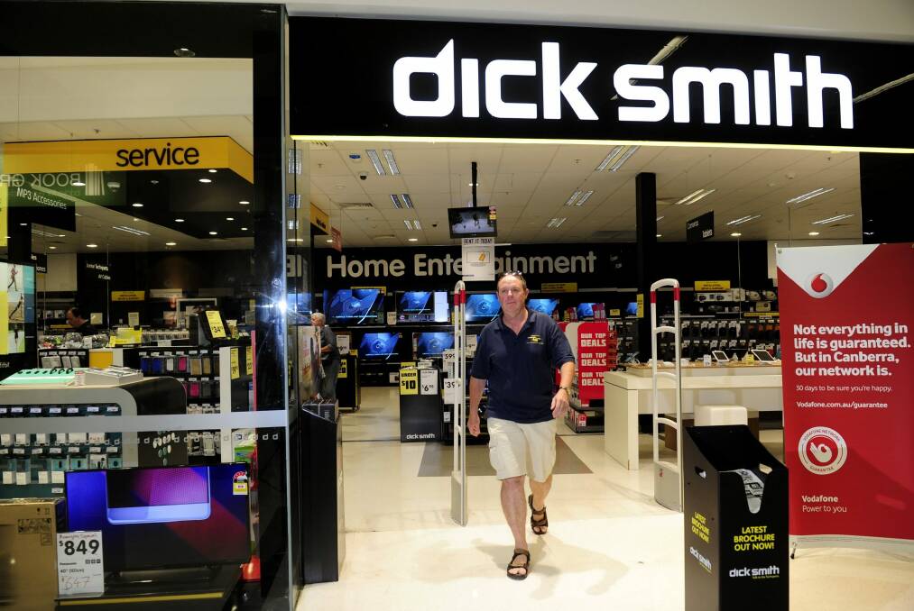 Long-time Dick Smith customer Brice Hooper said he was saddened by the demise of the Australian brand. Photo: Melissa Adams.