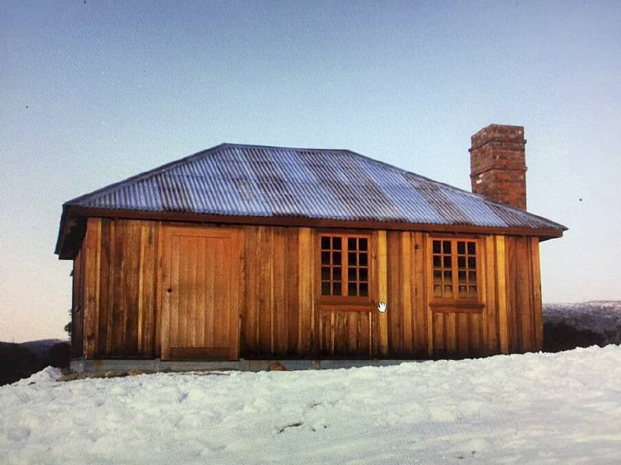 Where in the Snowies last week: Sawyers (Hill) Hut. Photo: Tony Hunt