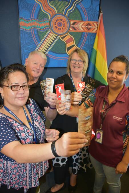 Staff at the Mount Isa sexual health clinic provide free condoms and health checks.  Photo: Lydia Lynch