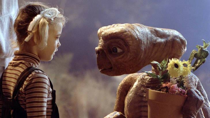 Not a dry eye in the house: Gertie, Drew Barrymore, says goodbye in <i>E.T: The Extra-Terrestrial</i>.