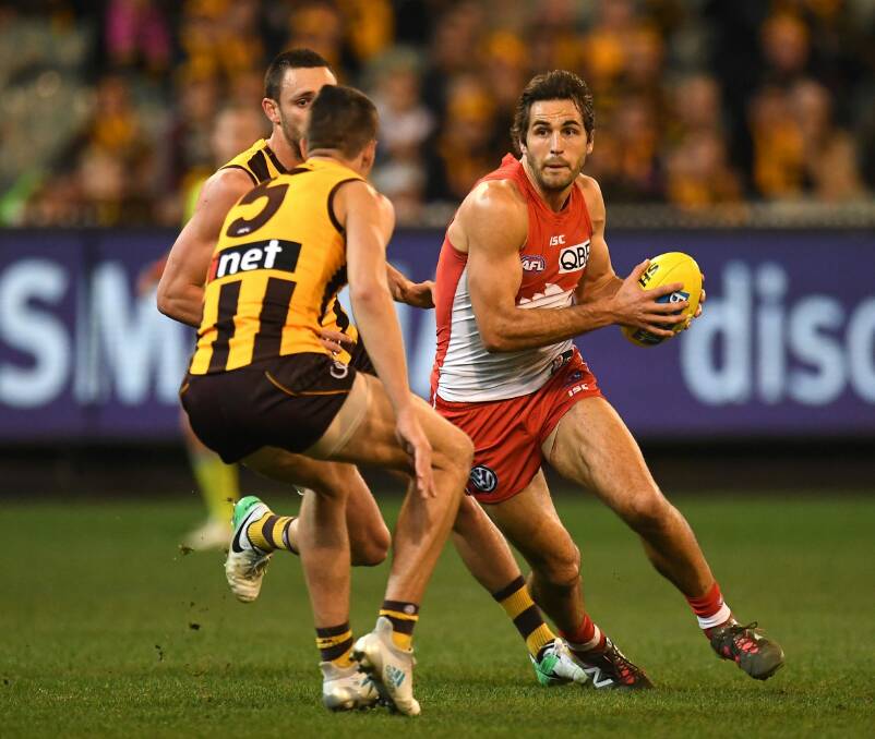 Big blow: Josh Kennedy has been ruled out of Friday's clash with Geelong. Photo: AAP