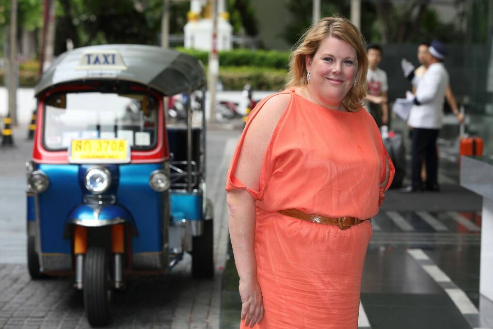Trudy McGowan, then consul and first secretary at the Australian Embassy in Bangkok, and blonde, left Thailand in early 2015.She is back home in Canberra awaiting her next posting to Dubai Photo: Supplied