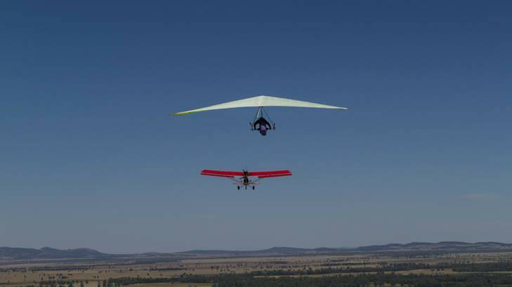 World hang gliding championships in Forbes. Photo: Mark Fox