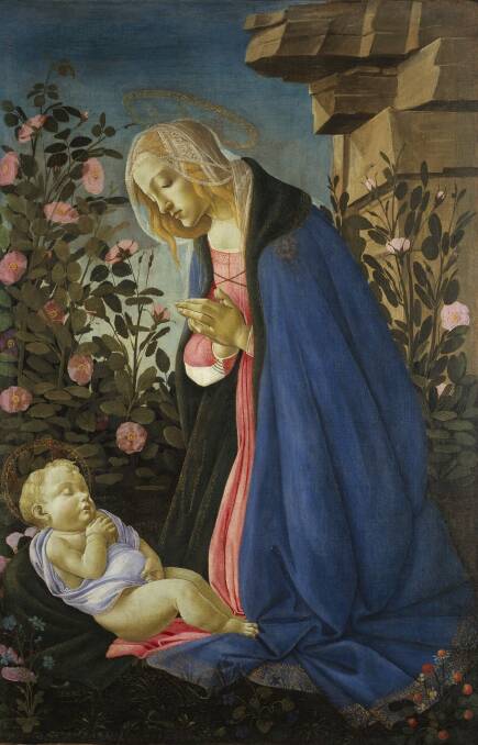 Sandro Botticelli's famous Wemyss Madonna, c.1485. Photo: supplied