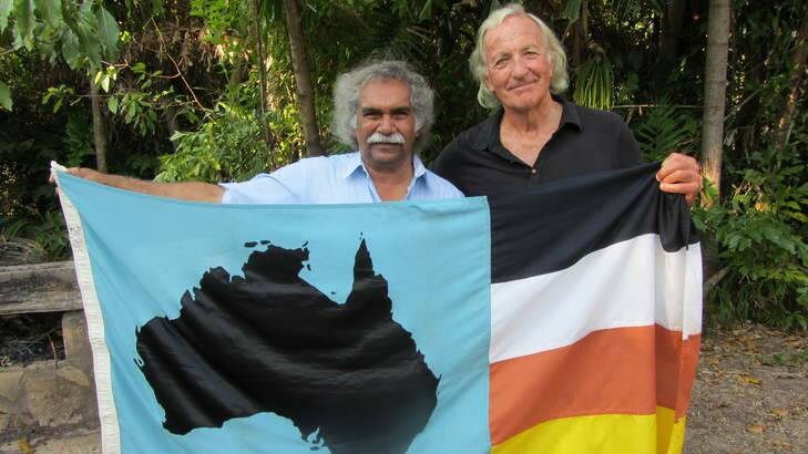 John Pilger (right) hopes to change minds with <em>Utopia</em>. Photo: Supplied