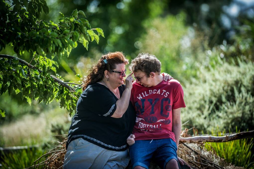 Therese Bean and her son Nick were also turned away from hospital when Nick was seven years old and suffering appendicitis. Photo: Karleen Minney