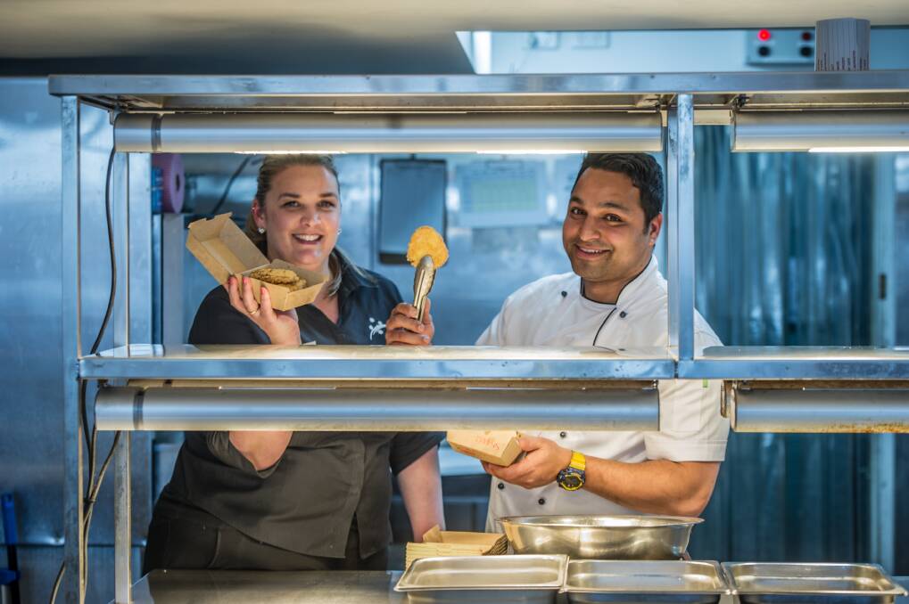 Snapper on the Lake manager Kym Willcott and executive chef Anil Kapoor are delighted their scallops are as well-loved as their fish. Photo: Karleen Minney