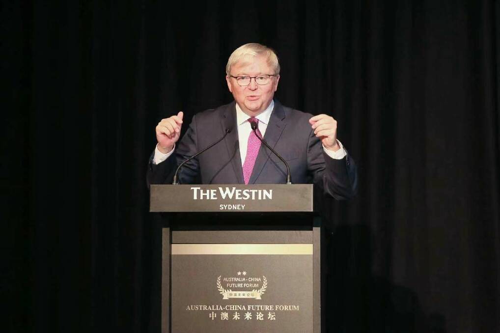 Kevin Rudd will unleash on Scott Morrison. Photo: Supplied