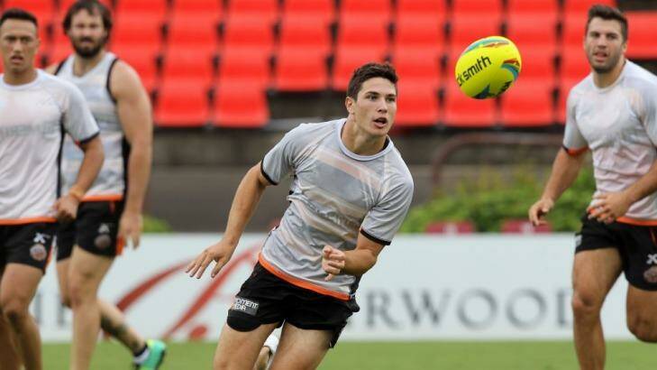 Banned: Tigers five-eighth Mitchell Moses. Photo: Jonathan Ng