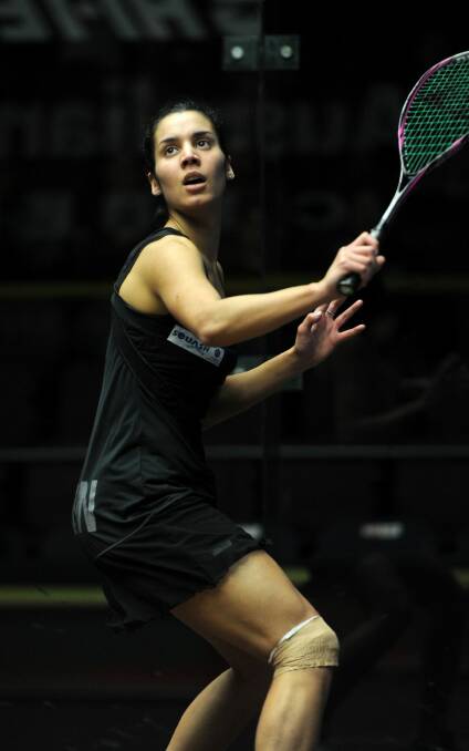 Christine Nunn will represent Australia in squash at the Commonwealth Games. Photo: Graham Tidy GGT