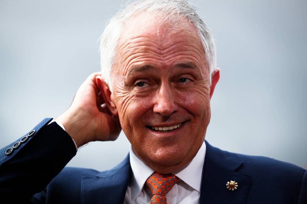Defensive: Prime Minister Malcolm Turnbull. Photo: Alex Ellinghausen
