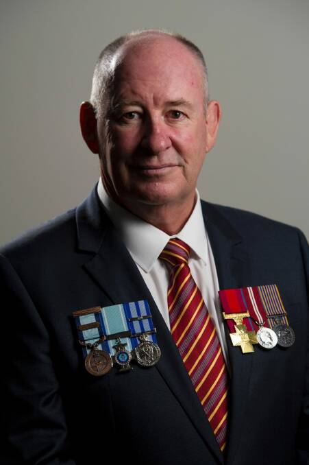  Allan Sparkes is one of only five Cross of Valour recipients in Australia.  Photo: Jay Cronan