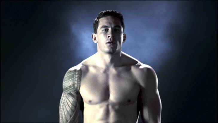 And of course Sonny Bill Williams with his shirt off.