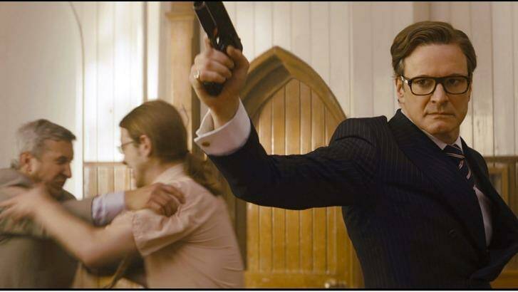 Colin Firth stars as Harry, an impeccably suave spy in   <i>Kingsman: The Secret Service</i>. Photo: Supplied