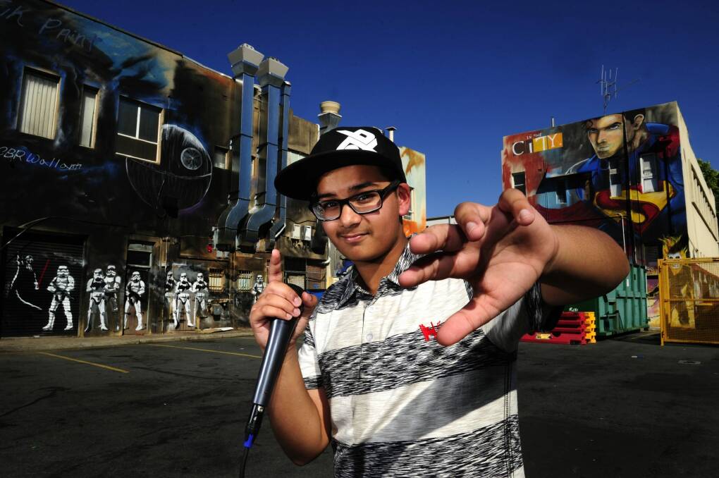 Canberra beatboxer Satvik 'Renagzy' Sharma,12, will perform at Saturday's Multicultural Festival. Photo: Melissa Adams