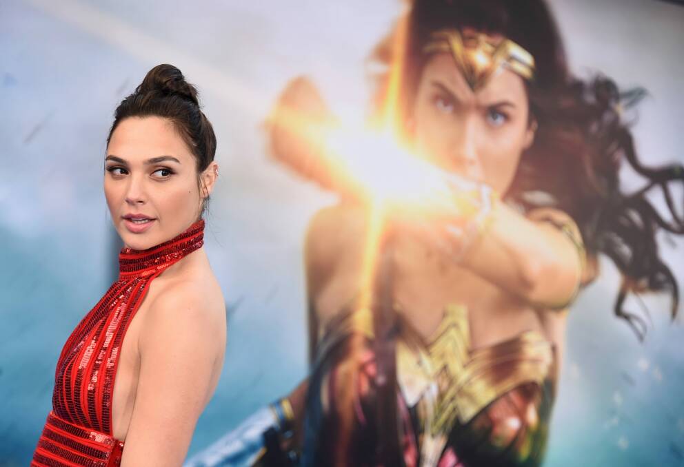 Gal Gadot, star of Wonder Woman, has made the day of a young Canberra girl. Photo: AP