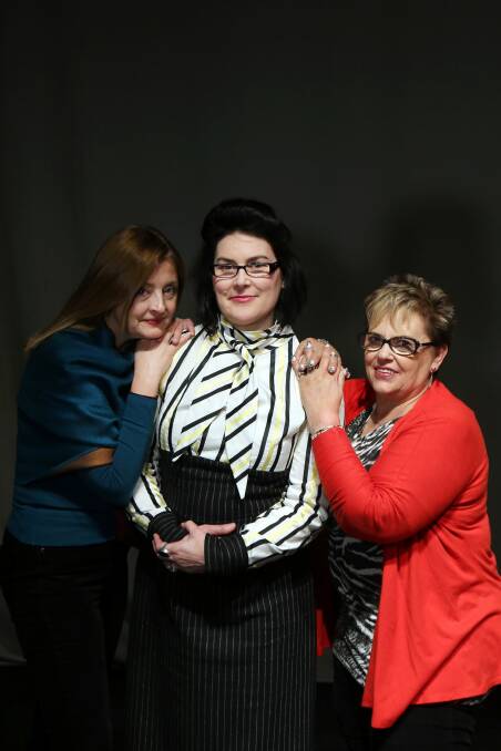 Actor Jeanette Cronin, playwright Alana Valentine and Lindy Chamberlain-Creighton are bringing a tale about letters sent to Lindy during and after her trial to the stage. Photo: Sylvia Liber