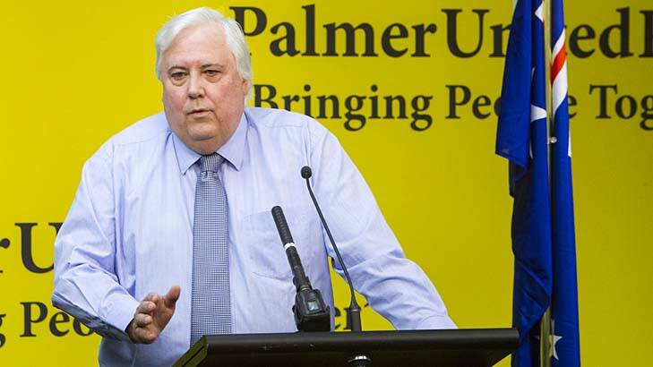 Clive Palmer was 36 votes ahead of his LNP competition before the full distribution of preferences. Photo: Glenn Hunt