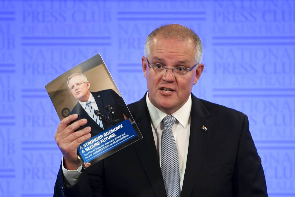 The Prime Minister warned of several threats to our nation during his address to the National Press Club on Monday. Photo: AAP