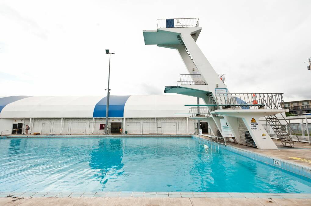 Civic Pool was constructed in the lead up to the 1956 Melbourne Olympic Games. Photo: Daniel Spellman