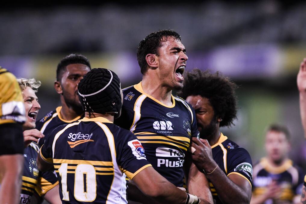 Rory Arnold played 14 games this year and had his best Super Rugby season. Photo: Dion Georgopoulos