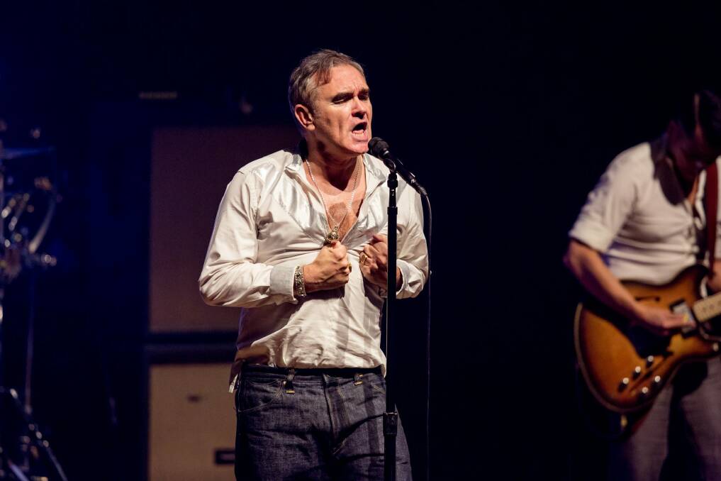 Morrissey at the Sydney Opera House when he visited for Vivid 2015. Photo: Daniel Boud