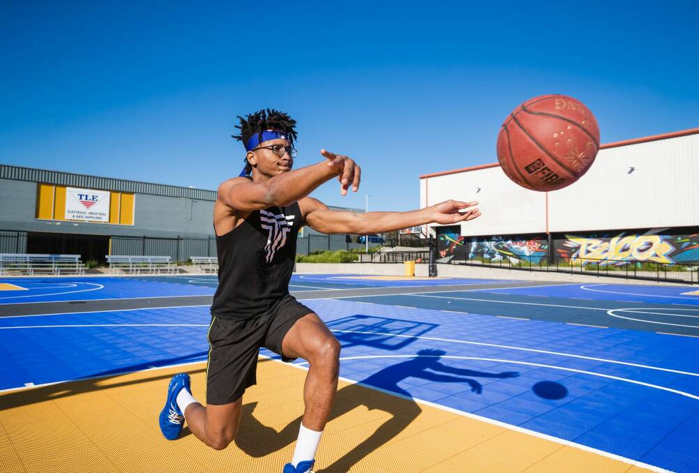 'Several' NBA teams are interested in seeing how Canberra basketballer Chima Moneke develops over the coming months. Photo: Sitthixay Ditthavong