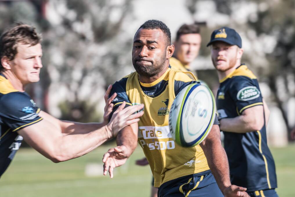 The Brumbies have backed Tevita Kuridrani to get back to his best to burst back into Wallabies contention. Photo: Karleen Minney