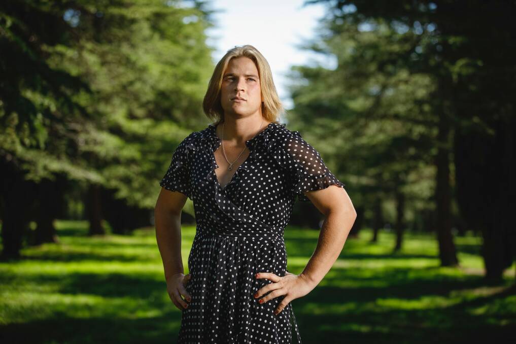 Transgender footballer Hannah Mouncey was thrust in the public eye after an AFL panel ruled that she was ineligible for the AFLW draft in October. Photo: Sitthixay Ditthavong
