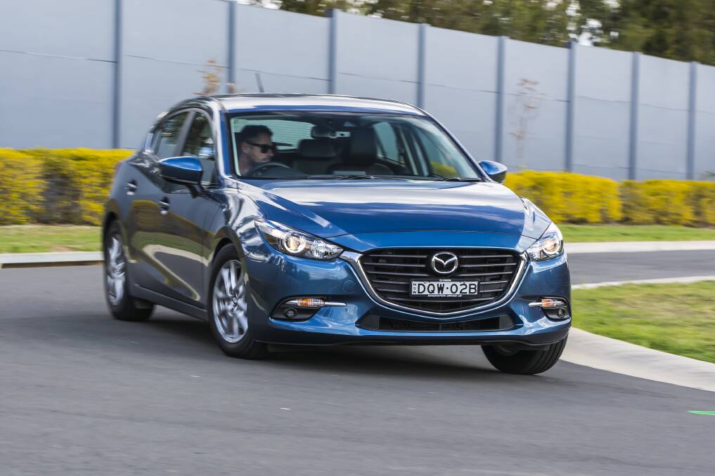 Popular: The Mazda3 was the best-selling car in Canberra last year. Photo: Supplied