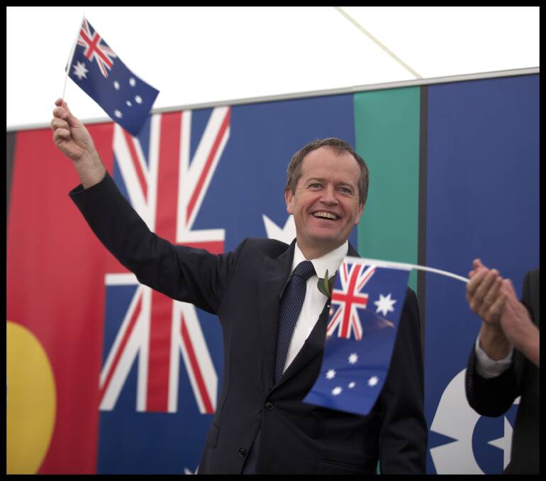 Bill Shorten on Australia Day in 2015. Photo: Simon O'Dwyer