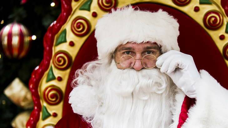 Westfield Woden Santa, Jeff. Photo: Rohan Thomson