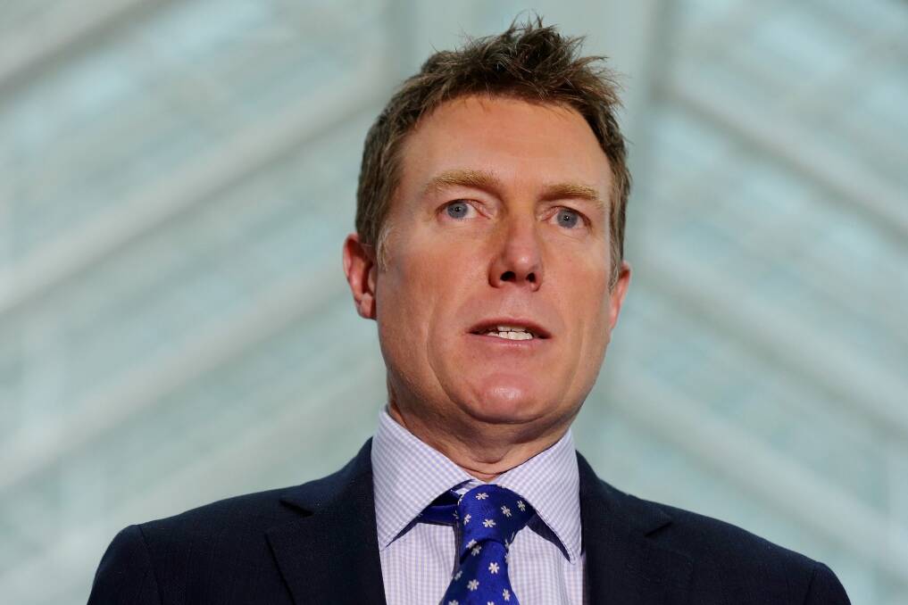 Minister for Social Services Christian Porter is widely expected to take over from George Brandis as Attorney-General. Photo: Alex Ellinghausen