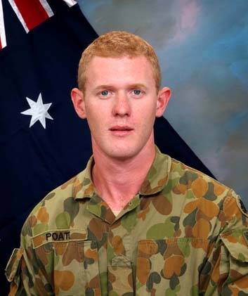 Private Robert Poate, killed in Afghanistan.